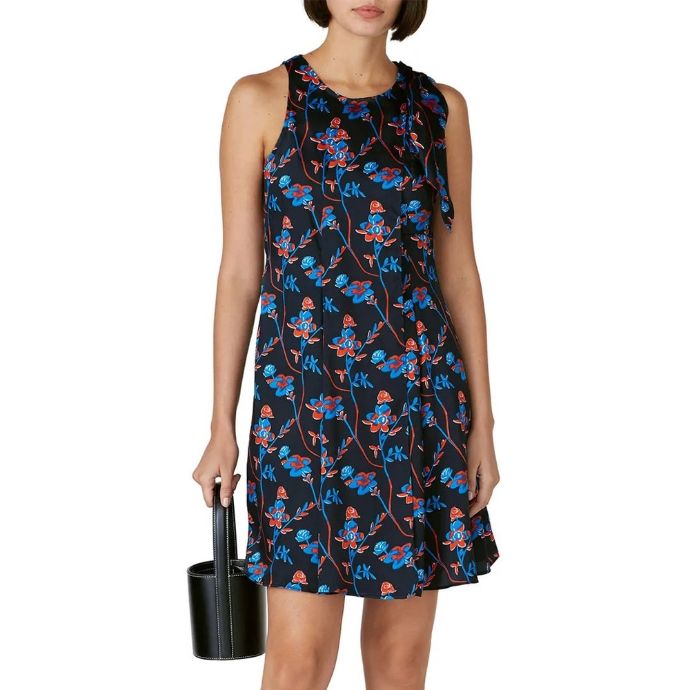 Thakoon X Rent The Runway black daisy print dress